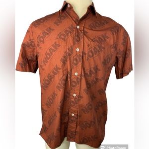 NOAK Short Sleeve Button Up Shirt Men’s Medium